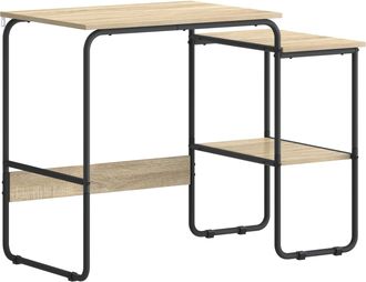 vidaXL Escritorio Con Almacenamiento Roble Sonoma 100 X 50 X 75 Cm Vidaxl
