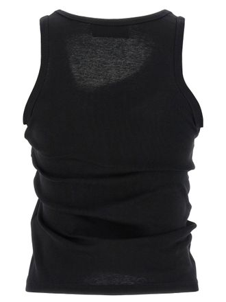 Coperni Metal Emoji-Embellished Cotton Tank Top - Black