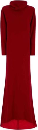 Valentino Garavani Cady Couture Lange Jurk - Dames - Avondkleed - Rood - XS - Kleedjes