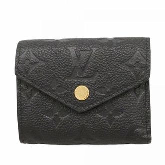 Louis Vuitton Noir Wallet (Tri-Fold) (Pre-Owned)