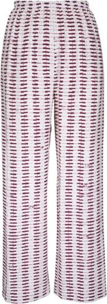 Peter Cohen Pantaloni a righe - Bianco