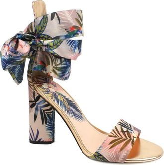 Guess Allison Sandalen - Dames - Sandalen met hakken - Veelkleurig - 35 EU - Leer - Schoenen