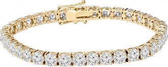 Pompeii3 9 1/2 ct Diamond Tennis Bracelet 14K Yellow Gold 7