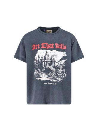Gallery Dept. Worn Black Graphic T-Shirt