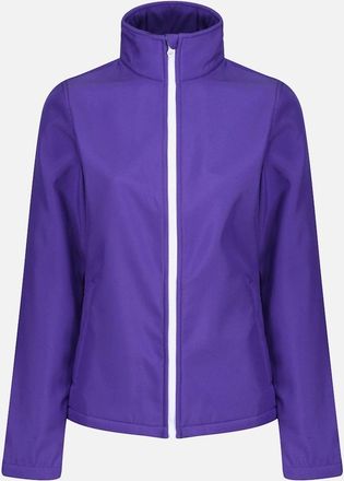Regatta Womens Regatta Standout Womens/Ladies Ablaze Printable Soft Shell Jacket - Purple - Size: 20
