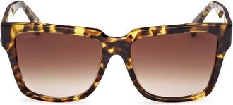 Max Mara Gradient Brown Square Ladies Sunglasses MM0078 GLIMPSE2 53F 57