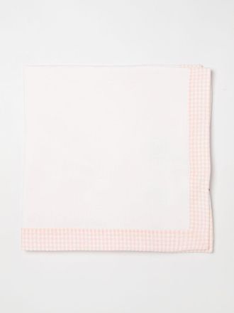 Moschino Copertina in cotone con profili a quadretti