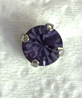 Mariana Womens Studs Earrings In Purple