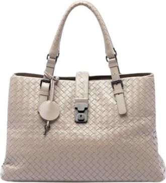 Bottega Veneta Pre-owned Roma Tote - Pre-owned - Mujer - Beige - ONE SIZE