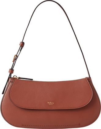 Mulberry Clovelly Leather Shoulder Bag in Bright Oak at Nordstrom