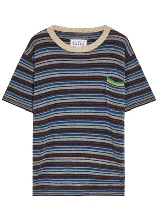 Maison Margiela Striped Knit T-shirt - Stripe - XL