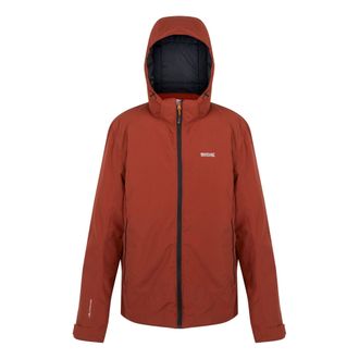 Regatta Mens Frelton Waterproof Insulated Jacket (Red Ochre/Black) material_polyester - Size X-Large