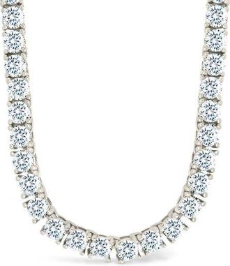 Sterling Forever Jadon Slide Tennis Necklace in Silver at Nordstrom
