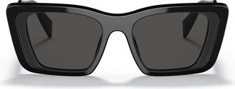 Prada Sunglasses Pr08 Ys 1 Ab5 S0 Black/Dark Grey Unisex