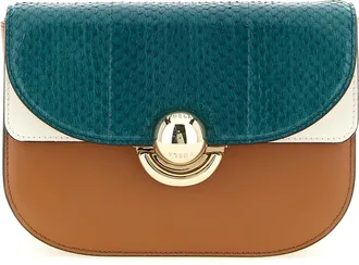 Furla Multicolor Lamb Leather Crossbody Womens Bag