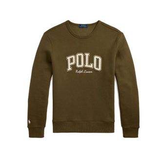 Polo Ralph Lauren Sweatshirts, male, Green, M, Round-neck Sweatshirt