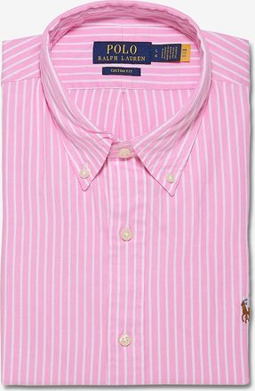 Polo Ralph Lauren Gestreiftes Langarm-Hemd Custom Fit