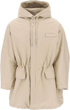 Jacquemus Gewatteerde Parka The Brown - Heren - Winterjassen - Beige - M - Jassen