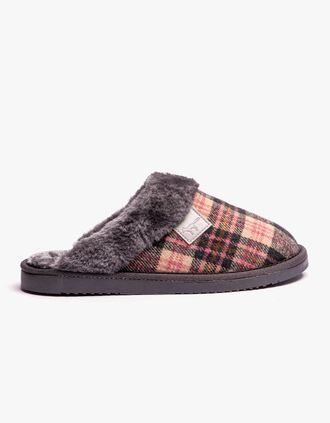 Jojoe Womens Jo & Joe SHETLAND Womens Slippers Pebble Grey - Size: 5
