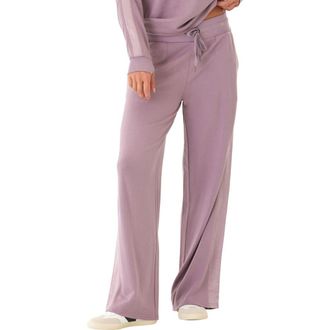 Threads 4 Thought Diane Fleece Wide Leg Sweatpants in Twilight at Nordstrom, Size Small