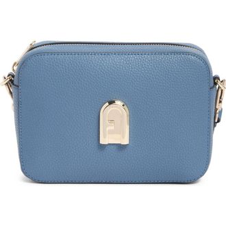 Furla Gardenia Mini Camera Case Crossbody Bag in Denim+Toni Ghiaccio at Nordstrom Rack