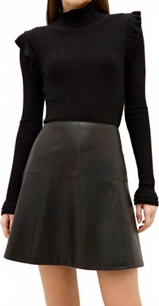 Marie Oliver Crawford Mini Skirt In Black