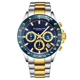 Stührling Mens Quartz Chronograph Date Watch