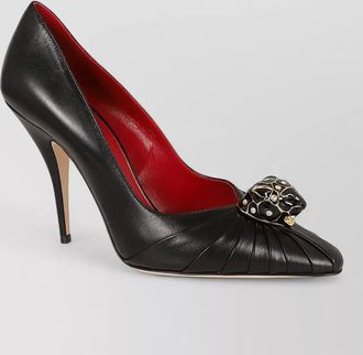 Valentino Garavani pumps leather upper pointed toe stiletto heel