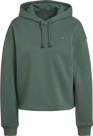 adidas (WMNS) adidas ALL SZN Fleece Hoodie Asia Sizing Green HK0448