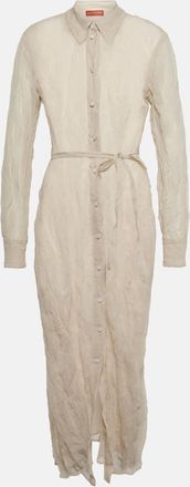 Altuzarra Agnes cotton and silk shirt dress