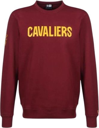 New Era Teamkleding Crew Sweatshirt - Heren - Sweatshirts - Rood - L - Katoen - Hoodies & sweatvesten