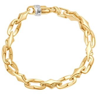 Pompeii3 Mens Link 14k Gold (49gram) or Platinum (80gram) 9mm Bracelet 8.5