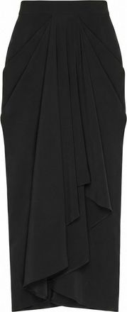 Givenchy Draped Midi Skirt