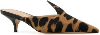 Ferragamo Dorye Mule Heel - Brown