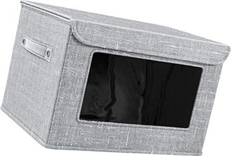 OEM Caja De Almacenamiento De Tela Plegable - Vista De La Ventana Frontal