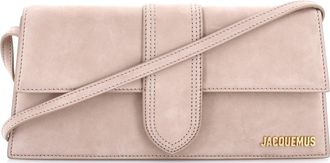 Jacquemus Le Bambino Flap Shoulder Bag Suede Long