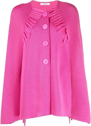 Charlott Cardigans - Dames - Vesten - Roze - M - Wol - Truien & Vesten