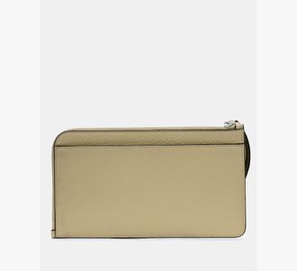 Kate Spade New York Womens Lucy Wristlet in Brown | Pebbled Leather
