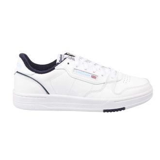 Reebok Heren leren sportschoenen (Wit, Marine)