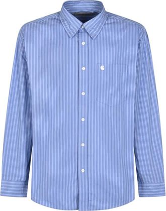 Carhartt Work in Progress Keene Shirt - Heren - Casual Overhemden - Blauw - L - Overhemden