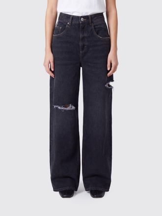 Icon Denim Los Angeles Poppy High-Waisted Wide Leg Distressed Jeans
