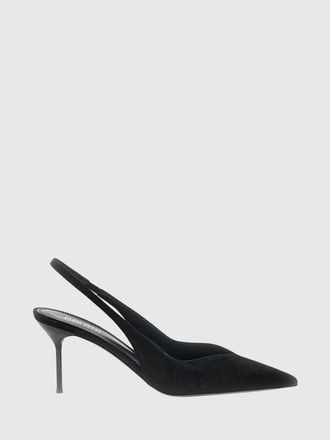 PARIS TEXAS Suede Mid-Heel Slingback Pumps