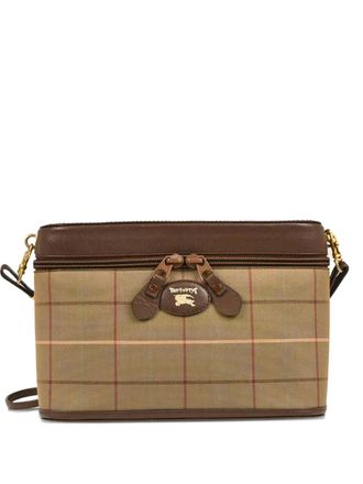 Burberry 1990-2000s check shoulder bag - Neutrals