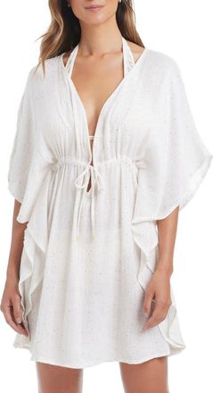 Bleu Rod Beattie Sequin Embellished Cover-Up in White at Nordstrom, Size Medium