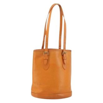 Louis Vuitton Pre-owned Bucket Bags, female, Orange, Size: ONE SIZE Pre-owned Bucket Bag