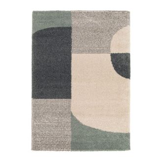 AFK Living Alfombra shaggy gruesa y c&oacute;moda multicolor 160 x 230 cm