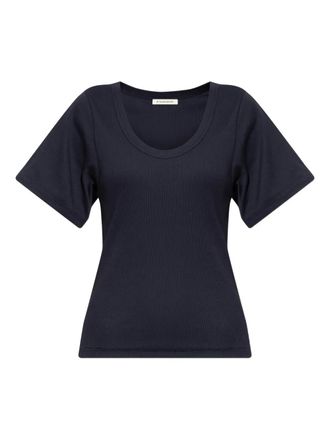 By Malene Birger Lunai round-neck T-shirt - Blue