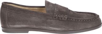 Common Projects Loafer In Suede Grey Suede Loafers
