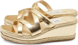 Jimmy Choo London Sandali con zeppa - Oro