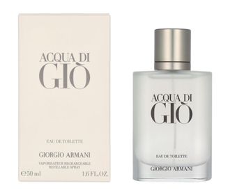 Armani Unisex Acqua Di Gio Pour Homme Edt Spray Refillable 50 ml - One Size